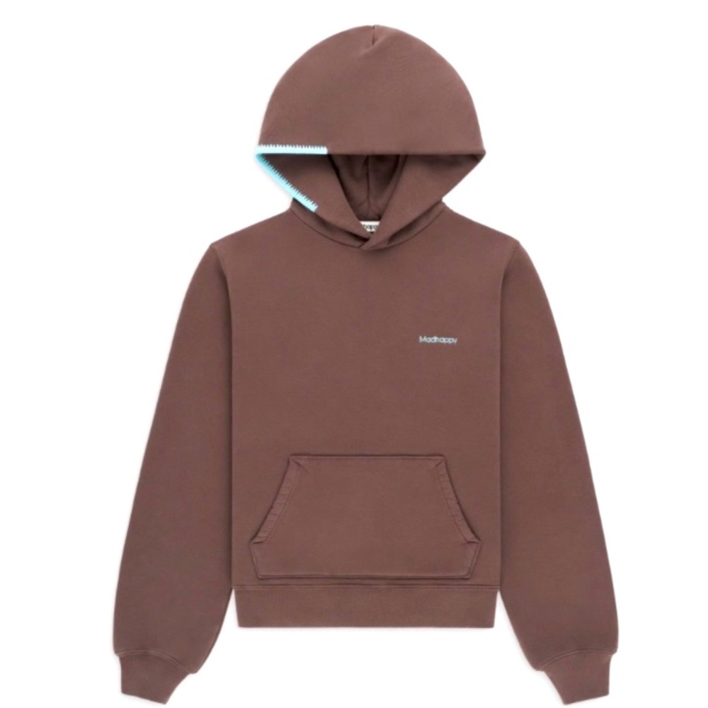 Madhappy Classics Fleece Hoodie Mocha Size Medium NWOT